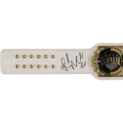 Rhea Ripley Autographed Women's World Championship Replica Title Belt