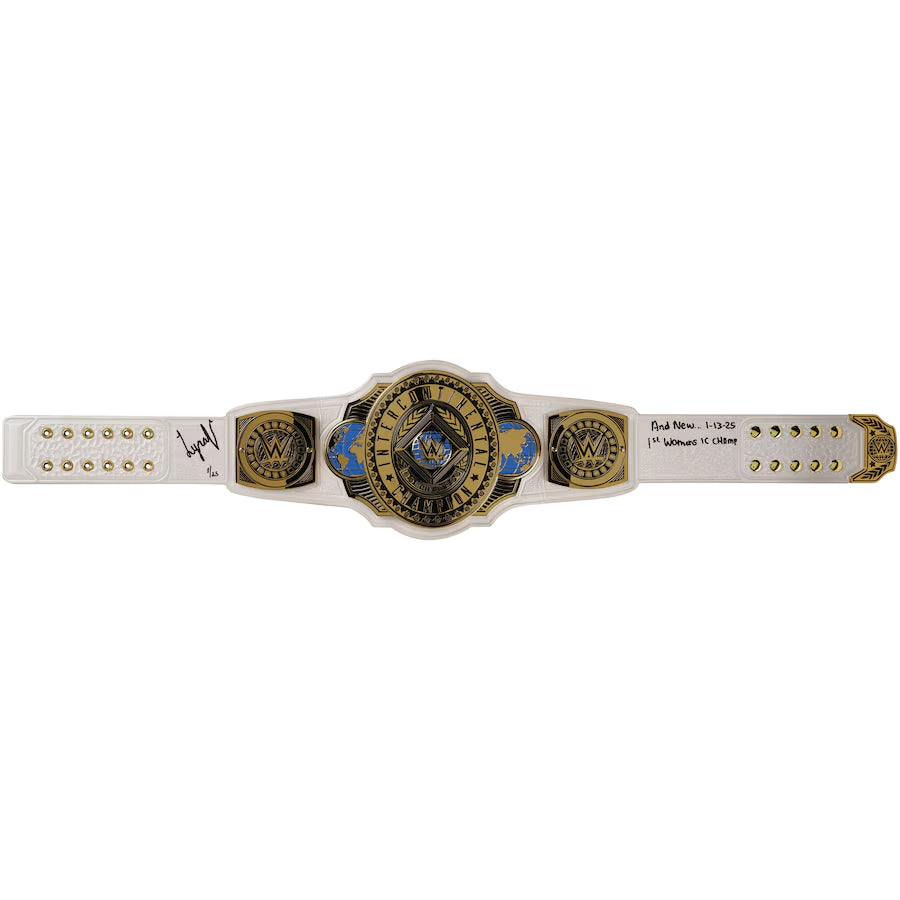 Lyra Valkyria Autographed Women's Intercontinental Championship Replica Title Belt