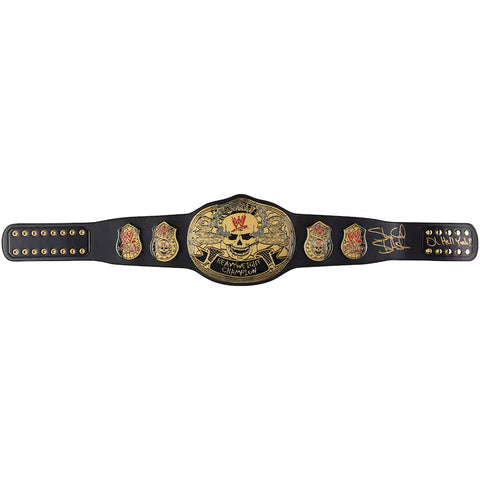 Steve Austin Autographed Smoking Skull Replica Title Belt