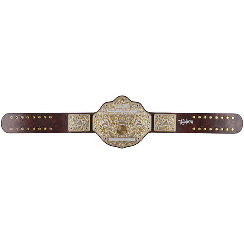 Kevin Nash WWE Autographed Big Gold World Heavyweight Championship Replica Title Belt
