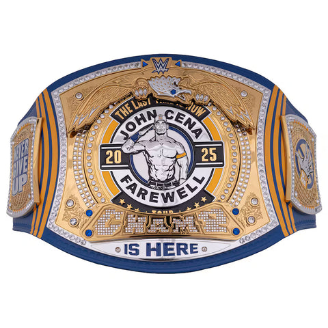 4MM John Cena Blue Farewell Tour 2025 St. Louis Spinner Championship Replica Title Belt Buy Now