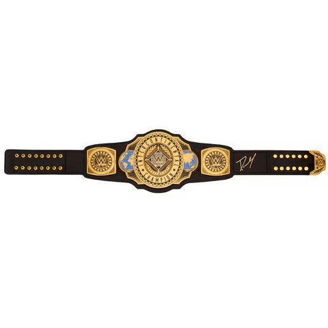 Dominik Mysterio WWE Autographed Championship Replica Title Belt